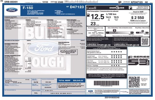 2019 Ford F-150 XL