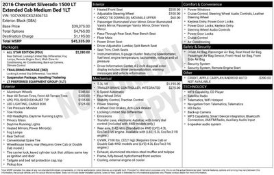 2016 Chevrolet Silverado 1500 LT