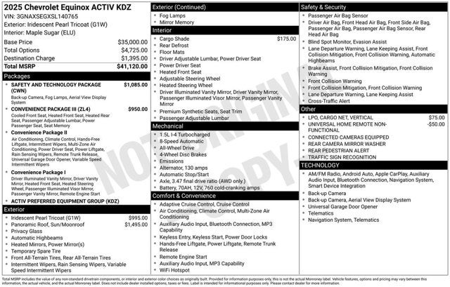 2025 Chevrolet Equinox AWD ACTIV