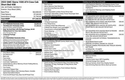 2022 GMC Sierra 1500 AT4
