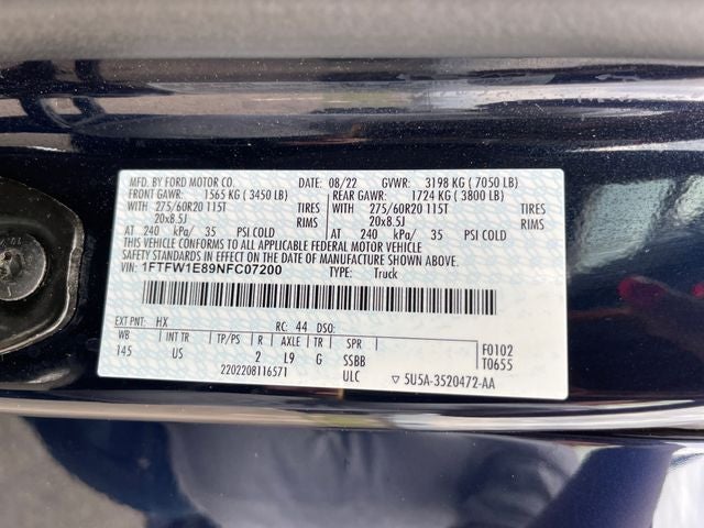 2022 Ford F-150 XLT