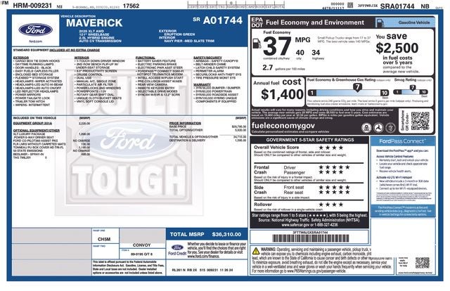 2025 Ford Maverick XLT