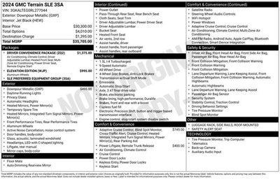 2024 GMC Terrain SLE