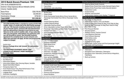 2013 Buick Encore Premium