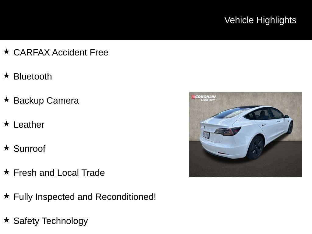 2021 Tesla Model 3 Standard Range Plus