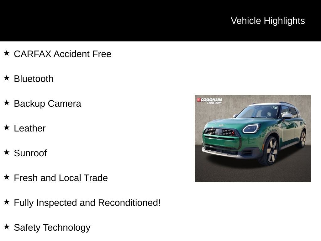 2025 MINI Cooper S Countryman Iconic