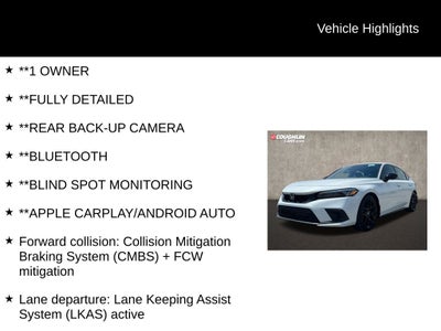 2022 Honda Civic Sport