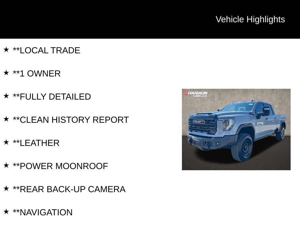 2024 GMC Sierra 2500HD AT4X