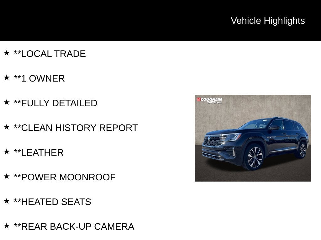 2025 Volkswagen Atlas 2.0T SEL Premium R-Line