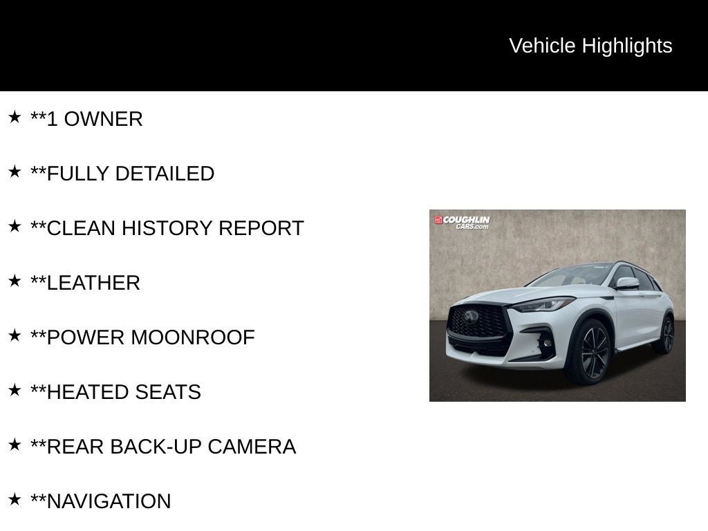 2023 INFINITI QX50 SPORT