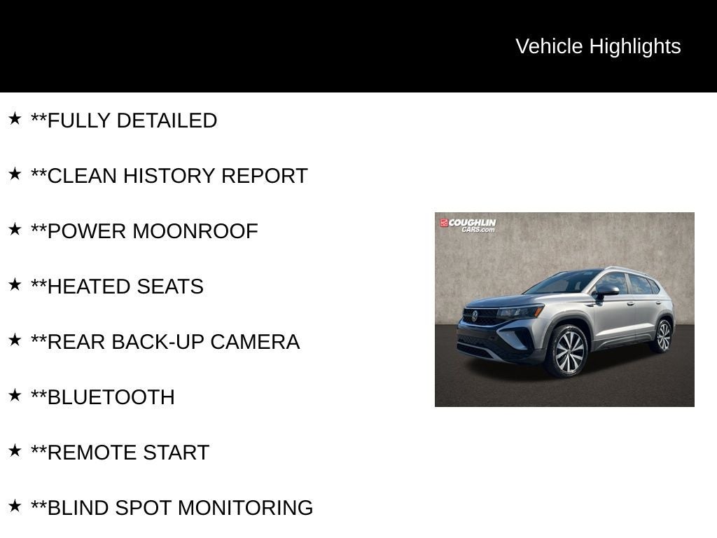 2023 Volkswagen Taos 1.5T SE