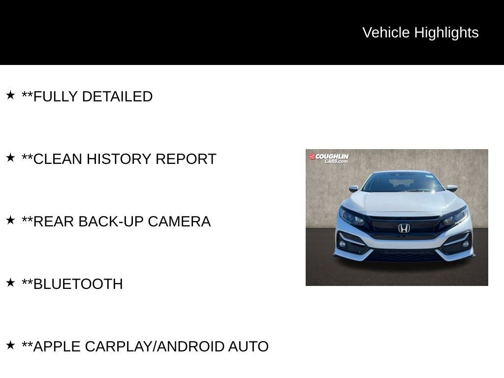 2020 Honda Civic Sport