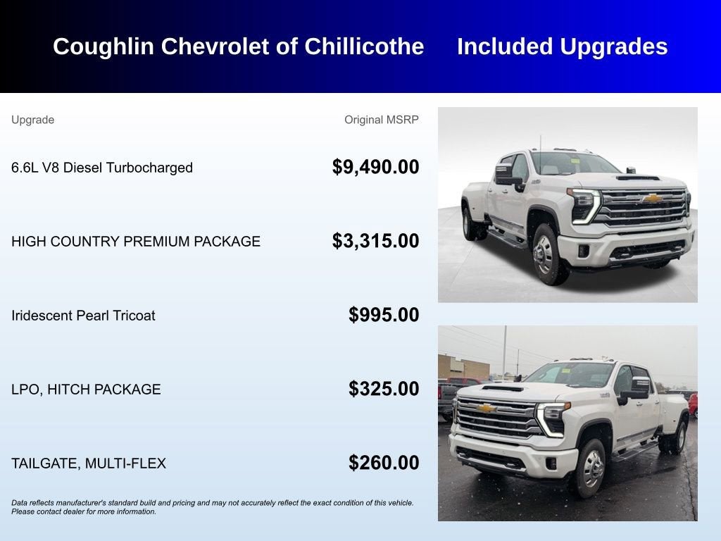 2024 Chevrolet Silverado 3500 HD High Country DRW
