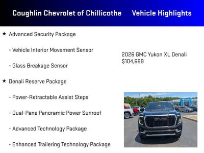 2026 GMC Yukon XL Denali