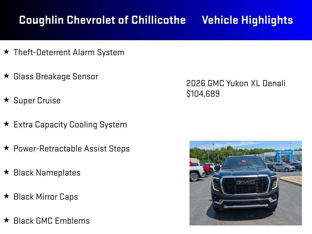 2026 GMC Yukon XL Denali