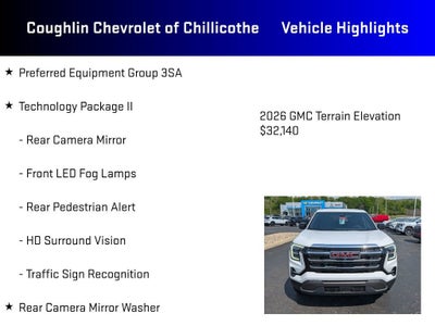 2026 GMC Terrain Elevation
