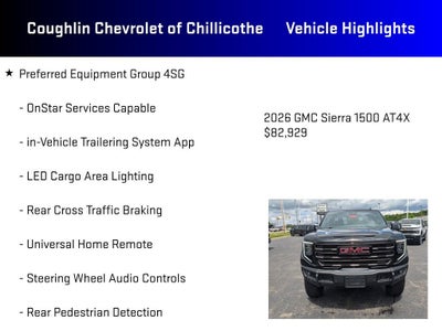 2026 GMC Sierra 1500 AT4X