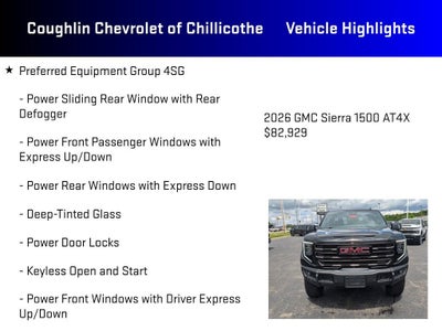 2026 GMC Sierra 1500 AT4X