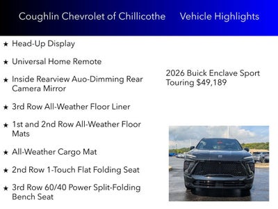 2026 Buick Enclave Sport Touring