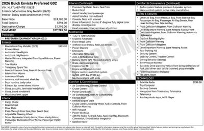 2026 Buick Envista Preferred