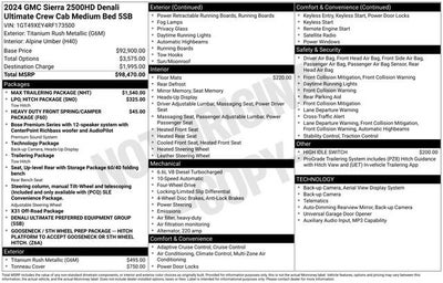 2024 GMC Sierra 2500 HD Denali Ultimate