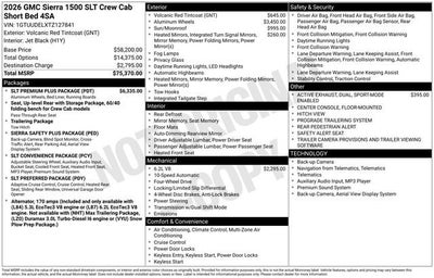 2026 GMC Sierra 1500 SLT