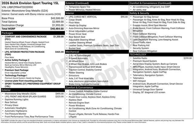 2026 Buick Envision Sport Touring