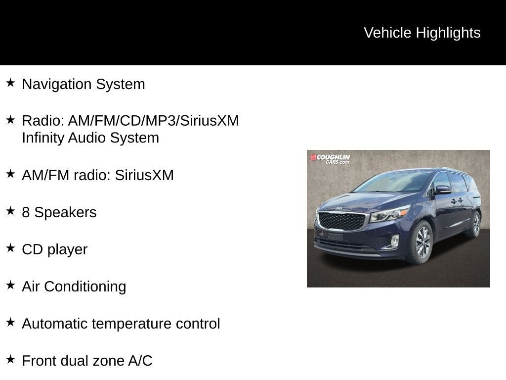 2018 Kia Sedona SX