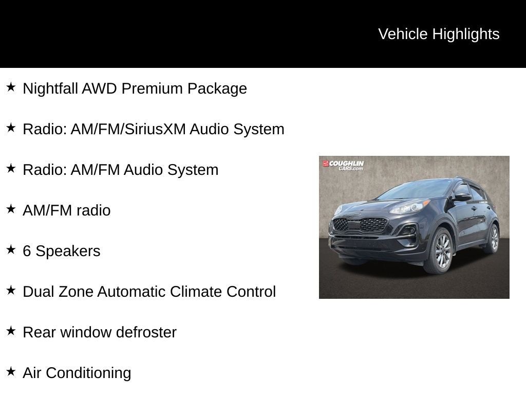2022 Kia Sportage Nightfall