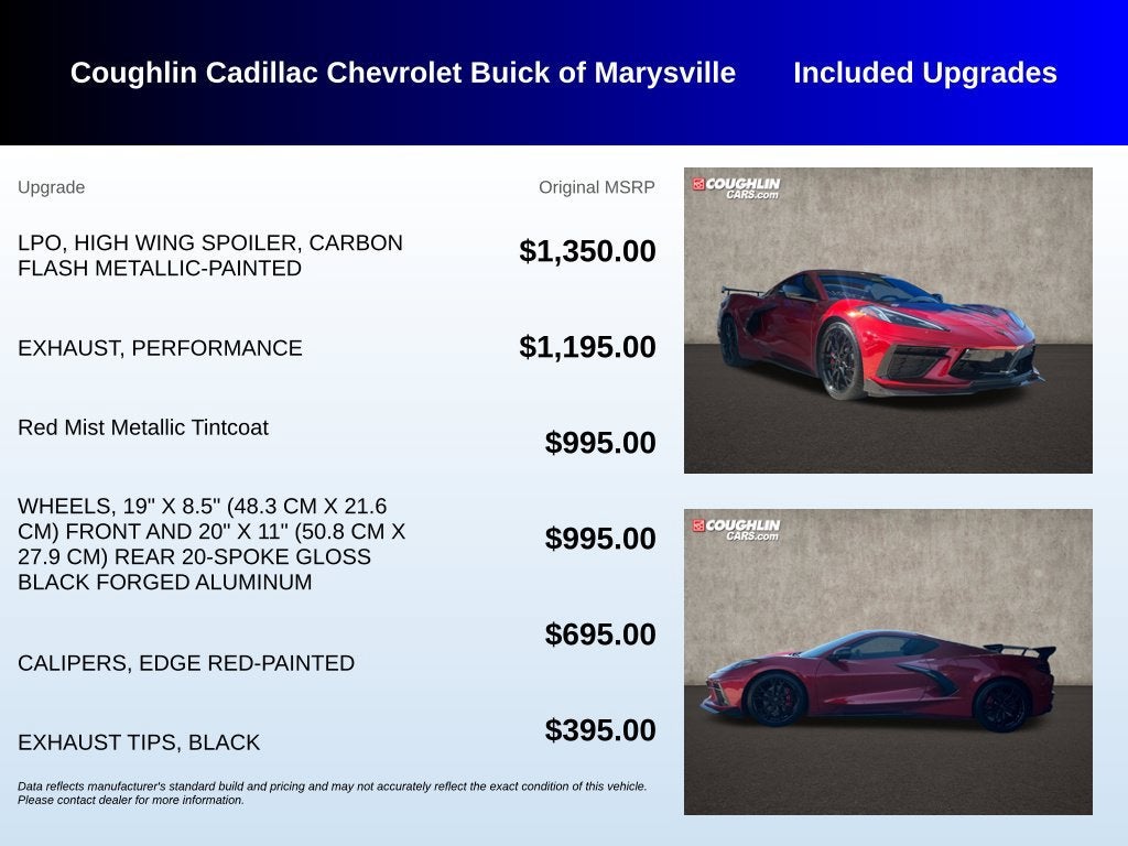 2023 Chevrolet Corvette Stingray 2LT
