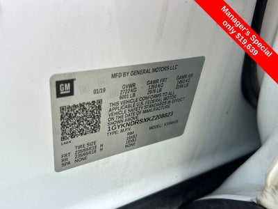 2019 Cadillac XT5 Luxury AWD