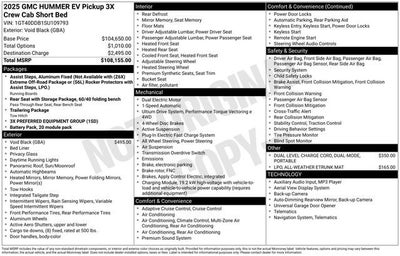 2025 GMC HUMMER EV Pickup 3X