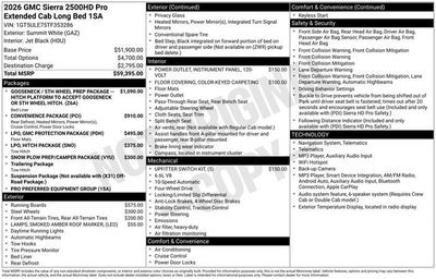 2026 GMC Sierra 2500 HD Pro
