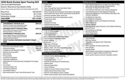 2026 Buick Envista Sport Touring
