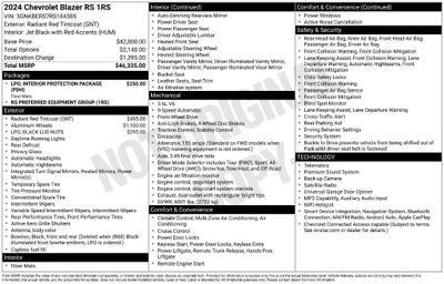 2024 Chevrolet Blazer RS