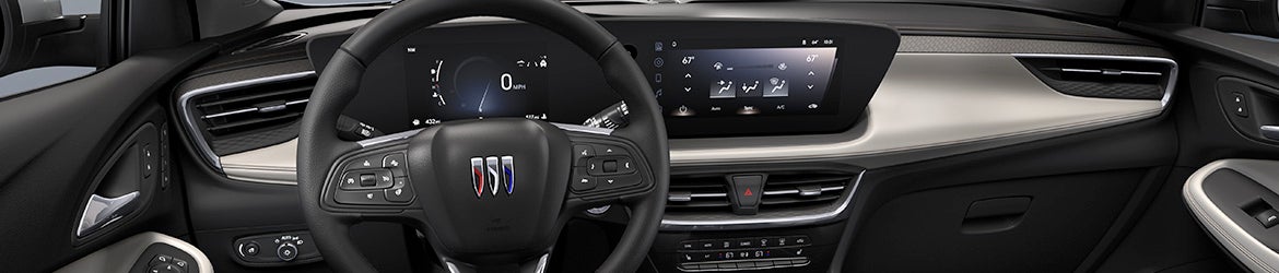 Interior of a 2025 Buick Encore GX in Newark, OH