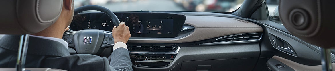 Interior of a silver 2025 Buick Envista in Newark, OH